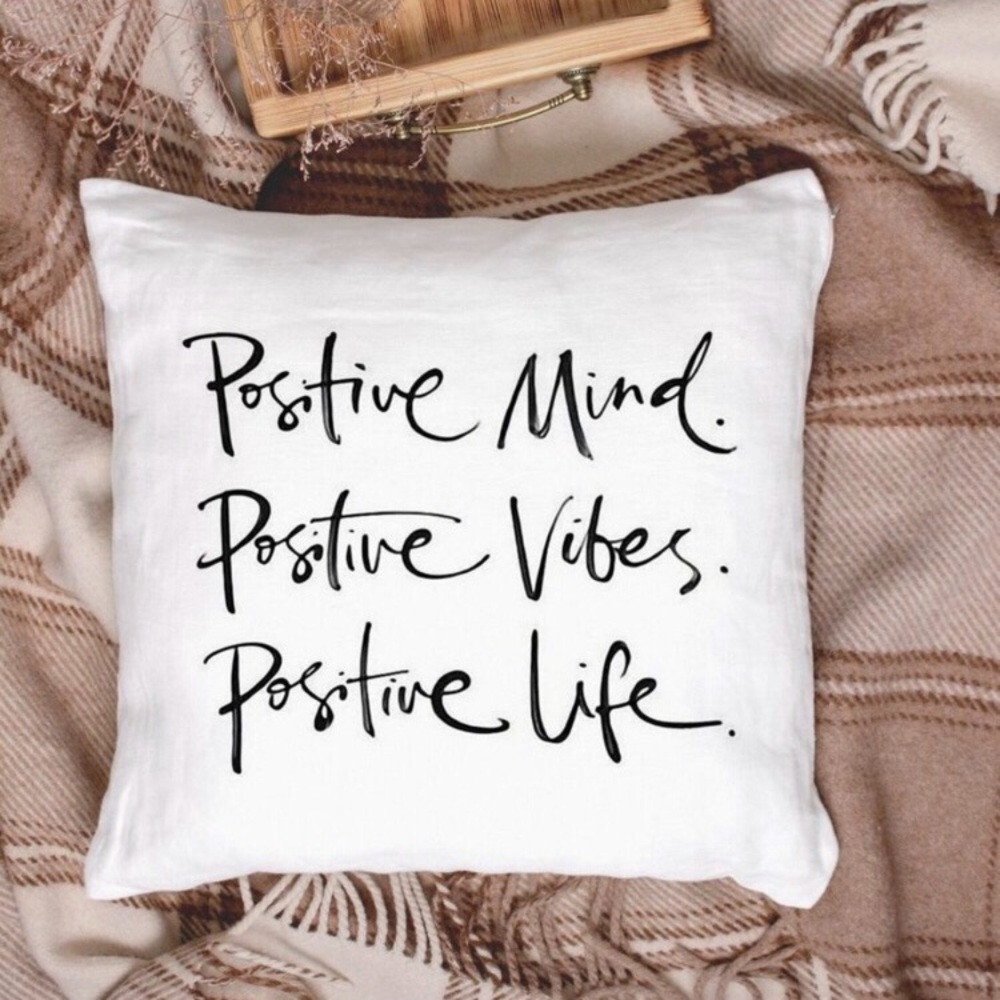 POSITIVE PILLOW COVER NWT
